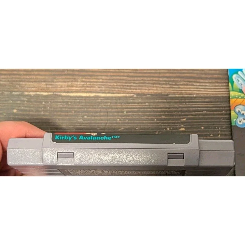 Kirby's Avalanche Super Nintendo SNES Tested and Working Cartridge and Manual
